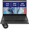 Lenovo Notebook Pc Portatile Lenovo i3-1315u 15.6" Ram 8Gb SSD 512Gb Win11p uso ufficio