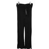 Tricot Chic Pantaloni Donna US 12 Gamba Larga Elasticizzato da Infilare Nero