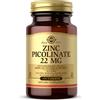Solgar Zinco picolinato 22 mg 100 compresse