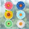 JSRQT 6 Paia Magneti Porte a Schermo Decorativi di Fiori,Flessibile Magneti per Porta Zanzariera,Doppia Faccia Schermo Protezione Magnetica Per Proteggere e Animali Domestici