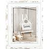 ZEP sy957 W Cornice portafoto Legno 13 x 18 cm Rivoli Bianco Legno Bianco, Beige 21 x 16 x 1, 8 cm