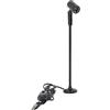 Luqeeg Faretto a LED regolabile, moderno design minimalista, alimentato via USB con interruttore a pulsante, alto 21 cm, per camerini, armadi, showroom, gallerie, ristoranti (Luce calda)