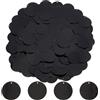 SUNNYCLUE 1 scatola Da Circa 80g di Paillettes Nere Piatte Da 30mm Grandi Paillettes con Foro Laterale Decorazioni Artistiche Rotonde In PVC Paillettes Glitterate per La Creazione di Gioielli Artigian