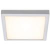 Briloner Leuchten - Plafoniera LED, lampada da soffitto, luce da soffitto 21 watt, 2.000 lumen, 3.000 Kelvin, quadrata, cromo opaco, 300x300x32mm (LxWxH)
