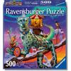 Ravensburger Puzzle 500 Pezzi Aurora Boreale - Puzzle Adulti +14 anni, 47 x 47 cm, Puzzle per Adulti Effetto Nostalgia, Collezione Square, Idee Regalo