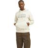 JACK & JONES Jack&Jones Jorfrederiksberg - Felpa con Cappuccio, Bianco Antico, S
