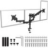 MACLEAN Supporto monitor Maclean MC-137 Da tavolo per 3 schermi 17-27'' max 8kg Nero [MC-137]