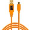 Tether Tools Cavo USB Tether Tools TetherPro USB 2.0 A/MiniB 5 Pin 4,6m orange [CU5451]