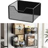 Restorgan 2P - Scaffale magnetico da cucina per spezie, scaffale magnetico per frigorifero