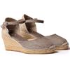 Toni Pons Espadrillas da Donna in Lino - CALDES - Taupe, 37 EU