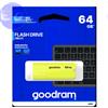 GOODRAM PEN DRIVE 64GB GOODRAM USB 2.0 UME2 GIALLA con CAP 20R/5W - UME2-0640Y0R11