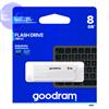 GOODRAM PEN DRIVE 8GB GOODRAM USB 2.0 UME2 BIANCA con CAP 20R/5W - UME2-0080W0R11