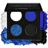 Afflano Palette Di Ombretti Blu Multicolori, Duocromo Blue Eyeshadow Palette, Altamente Pigmentati, Metallizzati Opachi, Blu Glitterato, Per Look Quotidiano e Serale, a Lunga Durata, Abbagliante
