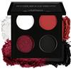 Afflano Goth Red Eyeshadow Palette di Ombretti Bianco Nero Rosso Ombretto Ultra Pigmentato Intensivo Metallico Fumoso Opaco e Satinato Rosso Glitter Ombretto Palette Halloween Gothic Clown Makeup