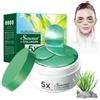Montegoni Alga Patch Occhi Antirughe, 60 Pcs Collagene Patch Occhiaie e Borse, Maschera Occhi Riduce le Rughe e le Linee Sottili, Migliora e Rassoda la Pelle degli Occhi, Contorno Occhi Idratante