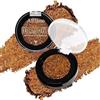 Afflano Tramonto Palette di Ombretti Glitterati Copertura Una Sola Passata, Colore Intenso Ombretto Oro Arancio Caldo, Lunga Durata Metallizzato Ombretto Bronzo Per Ragazza Donna Look Per Gli Occhi