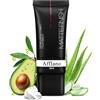 Afflano Fondotinta Trasformante Bianco - Coprenza Totale Regolabile, Primer Vegano per Ombretti, Base Trucco Artistico Gotico/Clown, Effetto Luminoso & Opaco, Adattivo al Tono Pelle