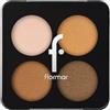 Flormar Palette Ombretti Occhi 4 Colori Compatti, Nude Versatile e Portatile, Ombretto Marrone e Nude Facile da Sfumare-Eyeshadow Palette a Lunga Durata, 003 Bronze Goddess