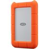 Seagate Lacie Hard Disk esterno 2.5" 1TB RUGGED USB C Silver e Orange