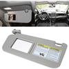 Qiilu Visiera per auto, Qiilu Paraurti per auto, Paralume lato conducente sinistro 74320-42501-B2 per RAV4 2006-2009 Grigio