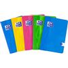 Oxford Touch Quaderni con copertina morbida, rilegati, quaderno di appunti, 120 pagine, colori assortiti, confezione di 5 Pacco da 5 A5