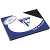Clairefontaine Copertine - rückwände, cartone con struttura in pelle, DIN A3 270 g/m², 100 pezzi, nero