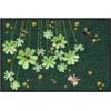 Salonloewe Zerbino Lucky Time, 50 x 75 cm, con motivo per interni ed esterni, lavabile, per corridoio con bel design