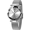 CIVO Orologio Donna Argento Acciaio Inossidabile Elegante Stelle Bracciale Analogico Quarzo Regalo