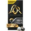 L'Or - Capsule Caffè Espresso Onyx - 230 Capsule In Alluminio - Intensità 12 - Compatibili Con Macchine Nespresso®* original - 23 Confezioni da 10 Capsule