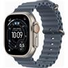 Apple Watch Ultra 3 (2025) | GPS + Cellular | Titanio Naturale | Cinturino Ocean Blu Marino - premium