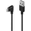 LINDY Cavo USB 2.0 tipo A a C angolato, 0,5 m