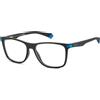 Polaroid PLD D514 0VK Matte Black Blue Eyewear Man Injected, Rectangular, 55