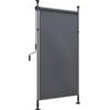 Outsunny Tenda da Giardino lunghezza regolabile con manovella, senza foratura e in alluminio, 150 x 220-310 cm, grigio scuro | Aosom Italy