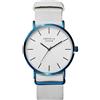 Orphelia Orologio analogico da uomo, alla moda, con cinturino in nylon, Bianco sporco/bianco, Colore: RAL