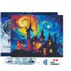 Figured'Art Diamond Painting con telaio Art 5D kit completo 40x50cm Tela già Incorniciata - Diamonds Quadrati - Castello Fantasy - Pittura Diamante - Attività Creativa per Adulti