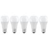 Eglo set di 5 lampade LED E27, lampadina Edison bianco opale, 8,5 watt (equivalente a 60 watt), 806 lumen, sorgente luminosa bianco caldo, 3000 K, lampada a incandescenza A60, Ø 6 cm
