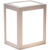 V-TAC Moderna lampada da parete per esterni, IP65, impermeabile, luce bianca da parete, per giardino, garage, corridoi, cancelli, 12 W, 6400 K, colore: bianco