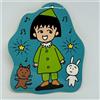 Toshinpack Adesivo fustellato Chibi Maruko-chan "Momoko Sakura" tema festa esclusivo gia...