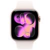 Apple Watch Series 11 GPS 42mm Rose Gold Aluminum Case Sport Band M/L - Light Bl