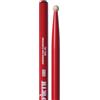 Vic Firth - Bacchette per Batteria Serie American Custom® - SD1 Jr - Acero - Scopo Generale - Punta di Legno - Rosse