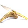 Monni Roberto COLTELLO ARTIGIANALE SARDO PATTADA TASCABILE MANICO IN CORNO COLLEZIONE SARDEGNA