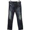 DIESEL Ronhy 008WL Stretch Jeans Donna W26/L32 Sbiaditi Strappati Dritti