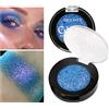 Afflano Ombretto Multicromatico con Cambio di Colore Olografrico - Argento Blu Luccicante Metallico per Trucco Occhi, Pigmento Scintillante Duo Cromo per Occhi Blu