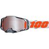 100% Maschera Moto Cross Enduro 100% ARMEGA Arancione Argento Len