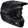 Leatt Casco Moto Cross Leatt KIT MOTO 3.5 V25 STEALTH Nero