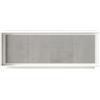 Web Convenienza Madia con 4 Ante Made in Italy - Credenza Contenitore Collezione Sky per Soggiorno Cucina Ingresso Sala da Pranzo Mobile Design Moderno Originale - Bianco Laccato Opaco/Cemento
