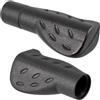 cyclingcolors Manopole bici 90 120 mm diametro 22 mm ergonomiche morbide unisex per manubrio MTB trekking strada scooter bici, nero