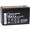 Quality Batteries Batteria di ricambio per il sistema UPS Eaton Powerware 12V 7.2Ah attacco 4.8mm