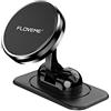 FLOVEME Supporto Porta Cellulare Auto Magnetico per Cruscotto, Universale con Base Adesiva, 360 Gradi di Rotazione Compatibile con iPhone Samsung Huawei Ecc