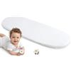 Medi Partners Lenzuola Lettino Culla 86x40 Lenzuolo Navicella Neonato Carrozzina con Angoli - 100% Cotone Passeggino Materasso Fitted Sheet Coprimaterasso (Bianco)